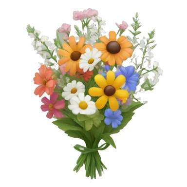 wildflower bouquet  sticker