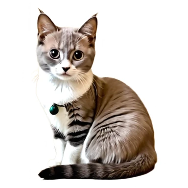 Кот в шапке sticker