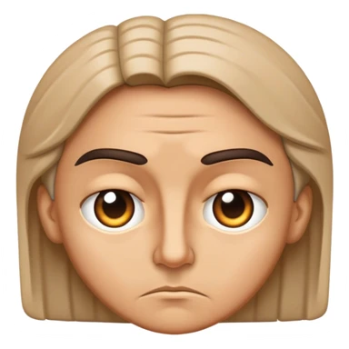 Judging face sticker