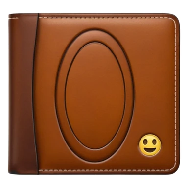 Bi-fold wallet – classic foldable leather wallet.
 sticker