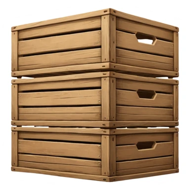 wooden crates sticker