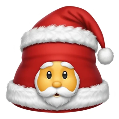 gorro do papai noel, apenas o gorro sticker