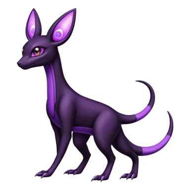 Salazzle-Umbreon-Fakémon-hybrid-creature (full body)  sticker