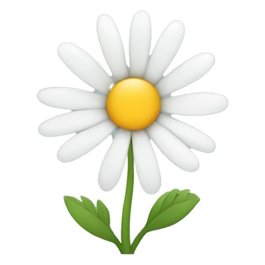 daisy flower sticker