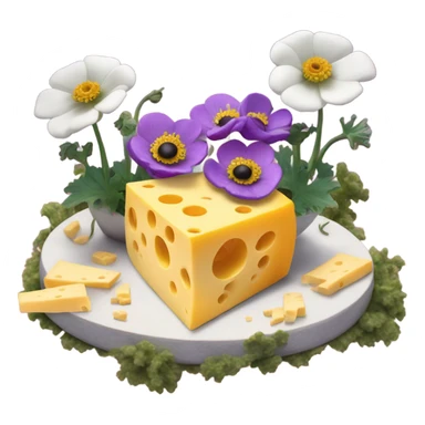 Anemones and blocks of cheese all bumping MP3’s  sticker