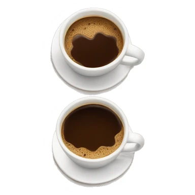 Kopje koffie sticker