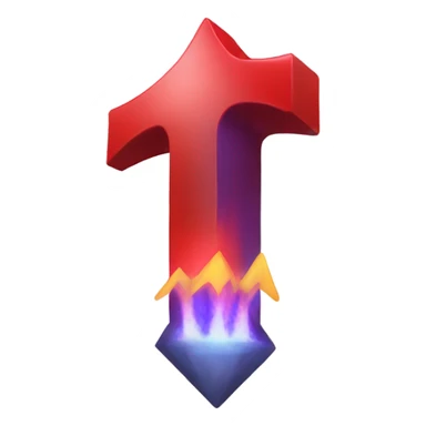 Aura level with a red arrow pointing down sticker