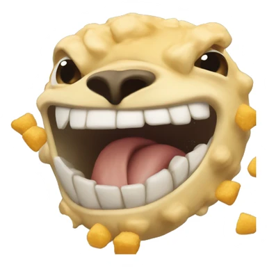 Tiburon haciendo palomitas sticker