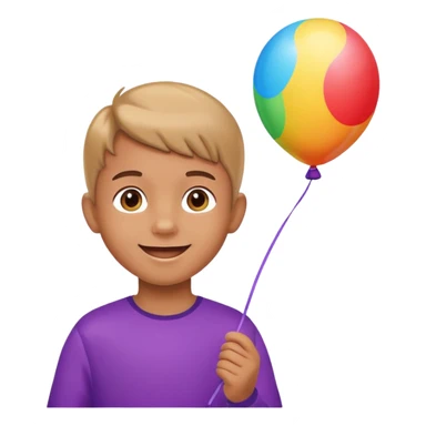 Child + balloon, Park Visitors. sticker