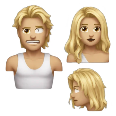 caught in a bad romance sticker