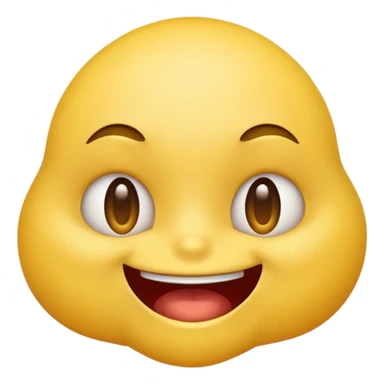 a emoji biting its lips and squinting its eyes  sticker