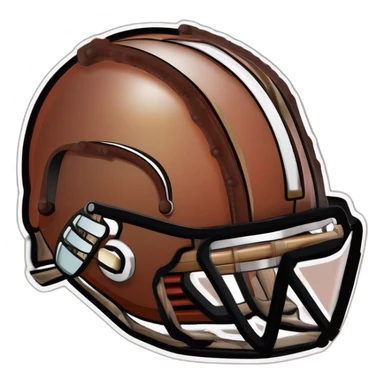 Cockroach American Football Helmet sticker
