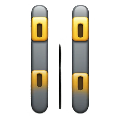 pause button the left vertical line color is #274690 and the right vertical line is #3498db sticker