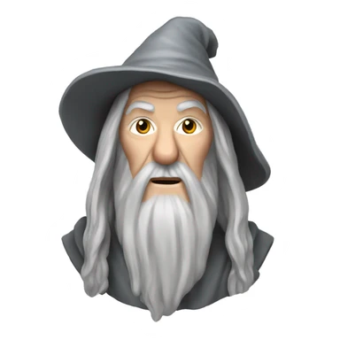 Realistic Gandalf  sticker