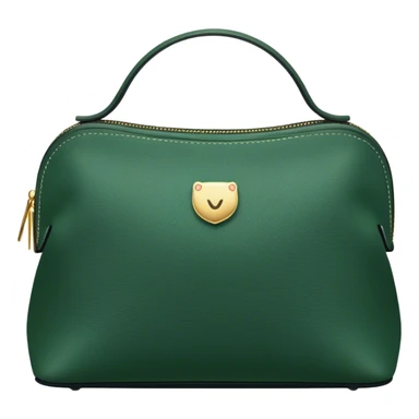 Dark green cosmetic bag sticker