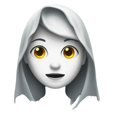 ghost girl sticker