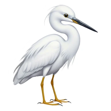 little egret sticker