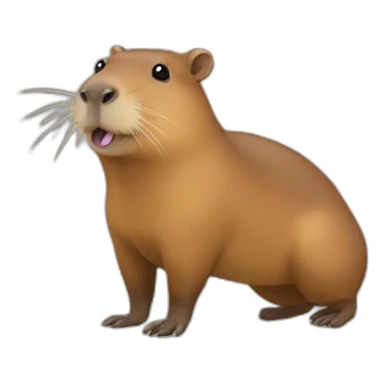 Capybara truste sticker