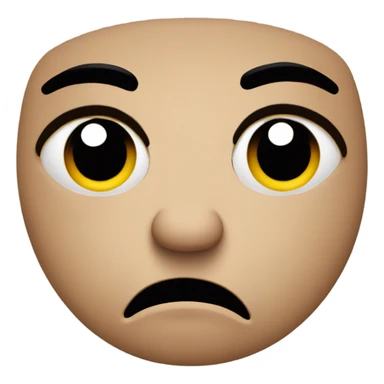 Annoyed face with eye twitch sticker