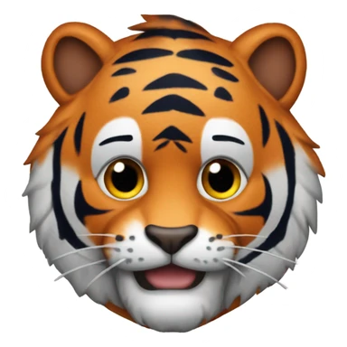 tiger wearing auburn football jersey sticker