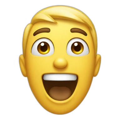 excited face sticker