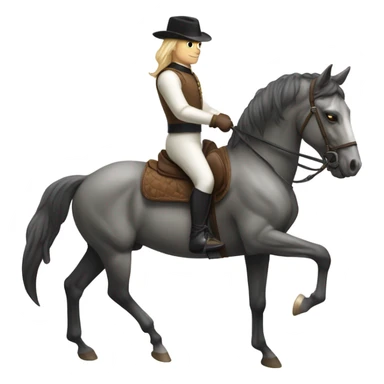 Horseback riding  sticker