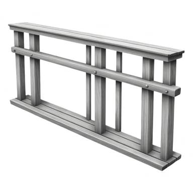 Wooden balcony sticker