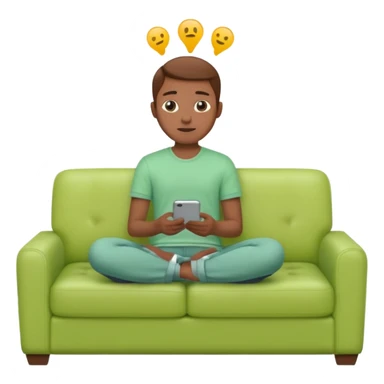 no TV, and make the couch a light green color sticker