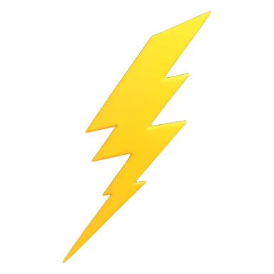 lightning bolt sticker