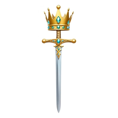 sword archon crown sticker