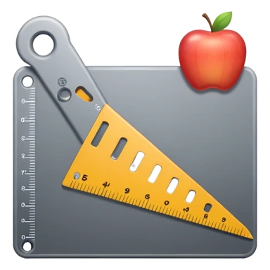 mac os icon crop ruler square  sticker