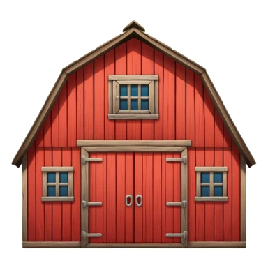 A barn sticker