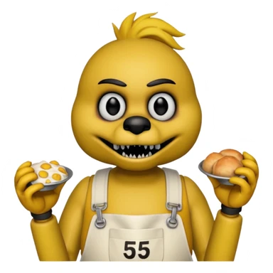 Chica from Five Nights At Freddy's Movie sticker