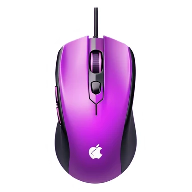 neon Purple gaming mouse sticker