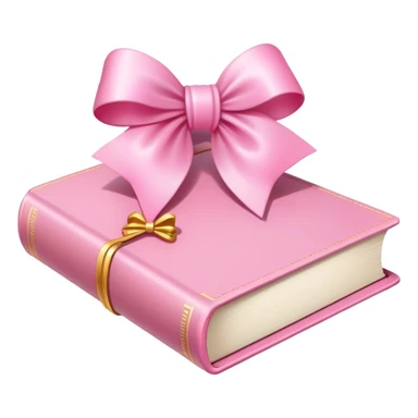 pink light romance books and bow sticker