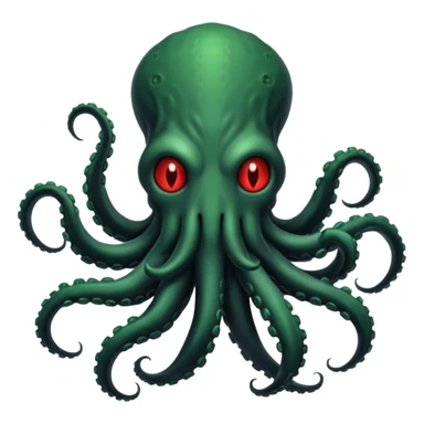 black Cthulhu sticker