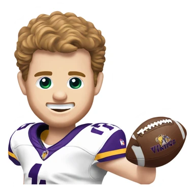 Minnesota vikings quarterback Sam Darnold winning the Super Bowl  sticker