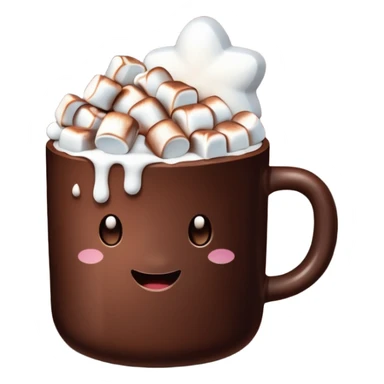 cocoa with marshmallows sticker