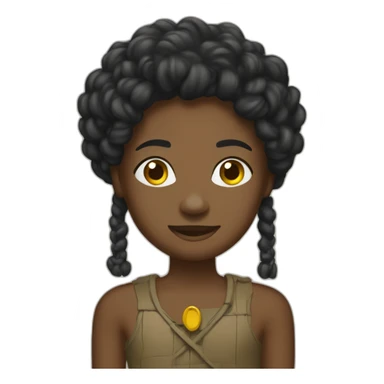 Métisse camerounais avec locks sticker