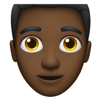 Make a black person that has one eye sticker