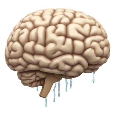 brain leaving body sticker