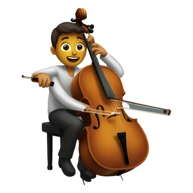 Me playing cello sticker