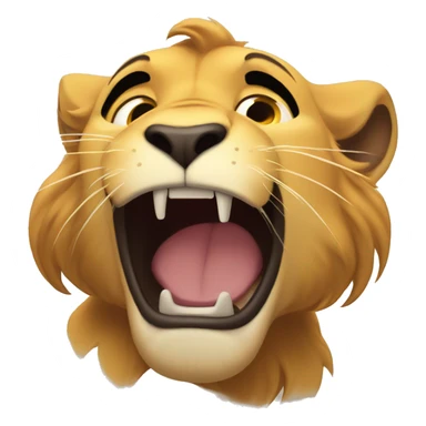 Simba Roaring sticker