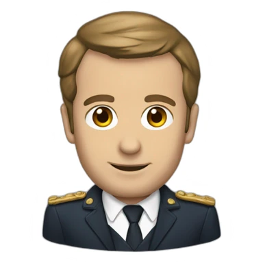 macron énervé sticker