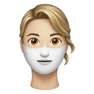 face mask beauty sticker
