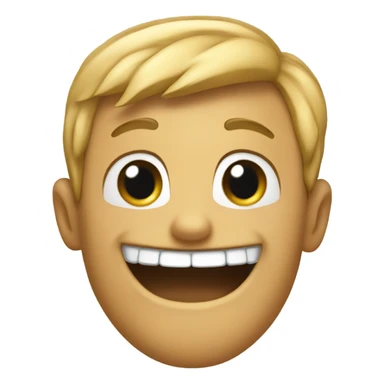 Ollie smiling sticker