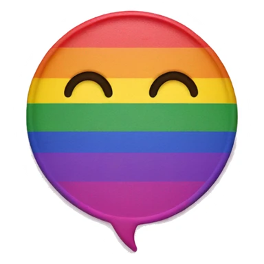 Instagram logo but in LGBTQ+ version  sticker