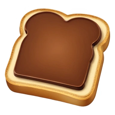 Toast mit Schokocreme sticker