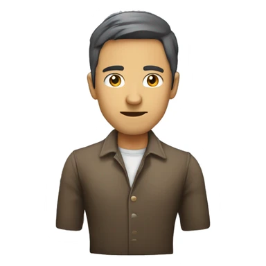 persona con Incomodidad en espalda sticker