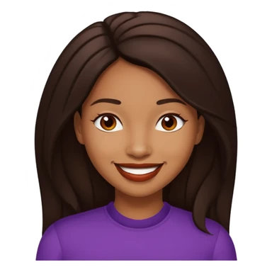 Rozonda Chilli Thomas with long dark brown hair sticker